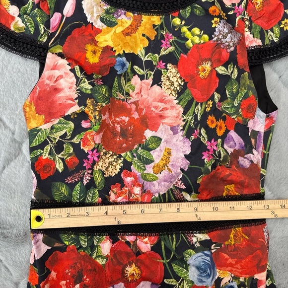 Alice + Olivia Rapunzel Floral Print Dress Size 2 - Picture 11 of 15